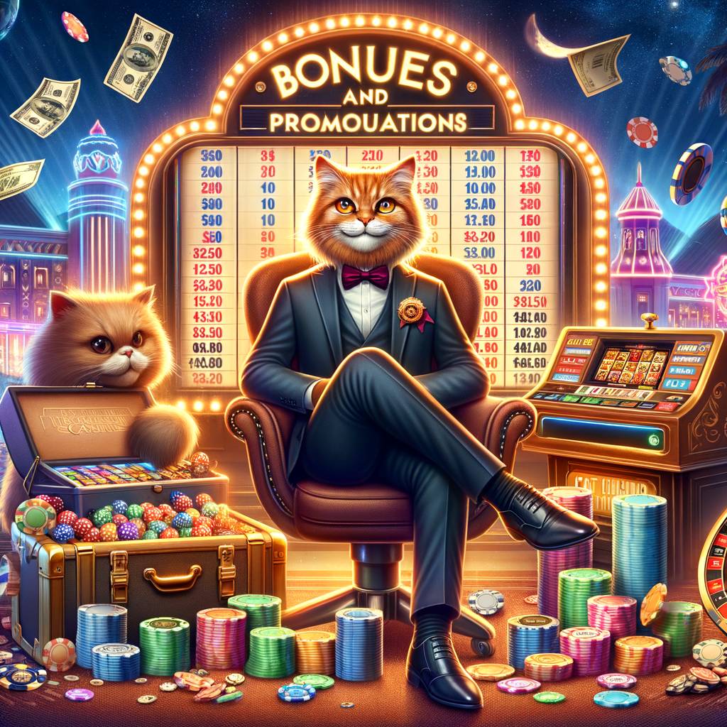 Бонусы и акции в Cat Casino